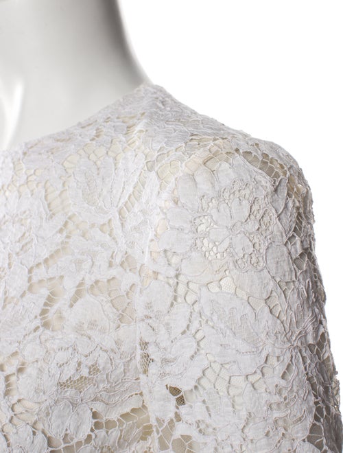 Valentino Lace Pattern Mini Dress