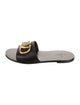 Valentino Leather Slides