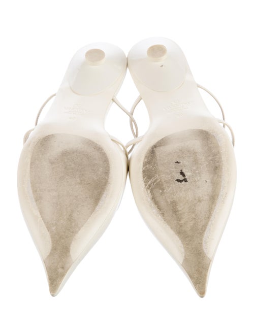 Valentino Rockstud Accents Leather Mules