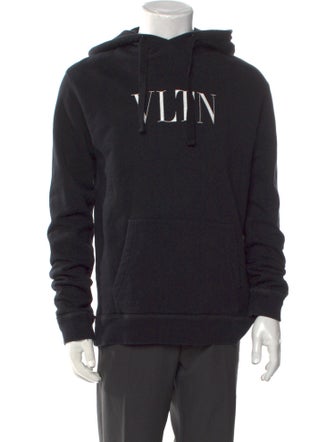 Valentino Graphic Print Crew Neck Hoodie