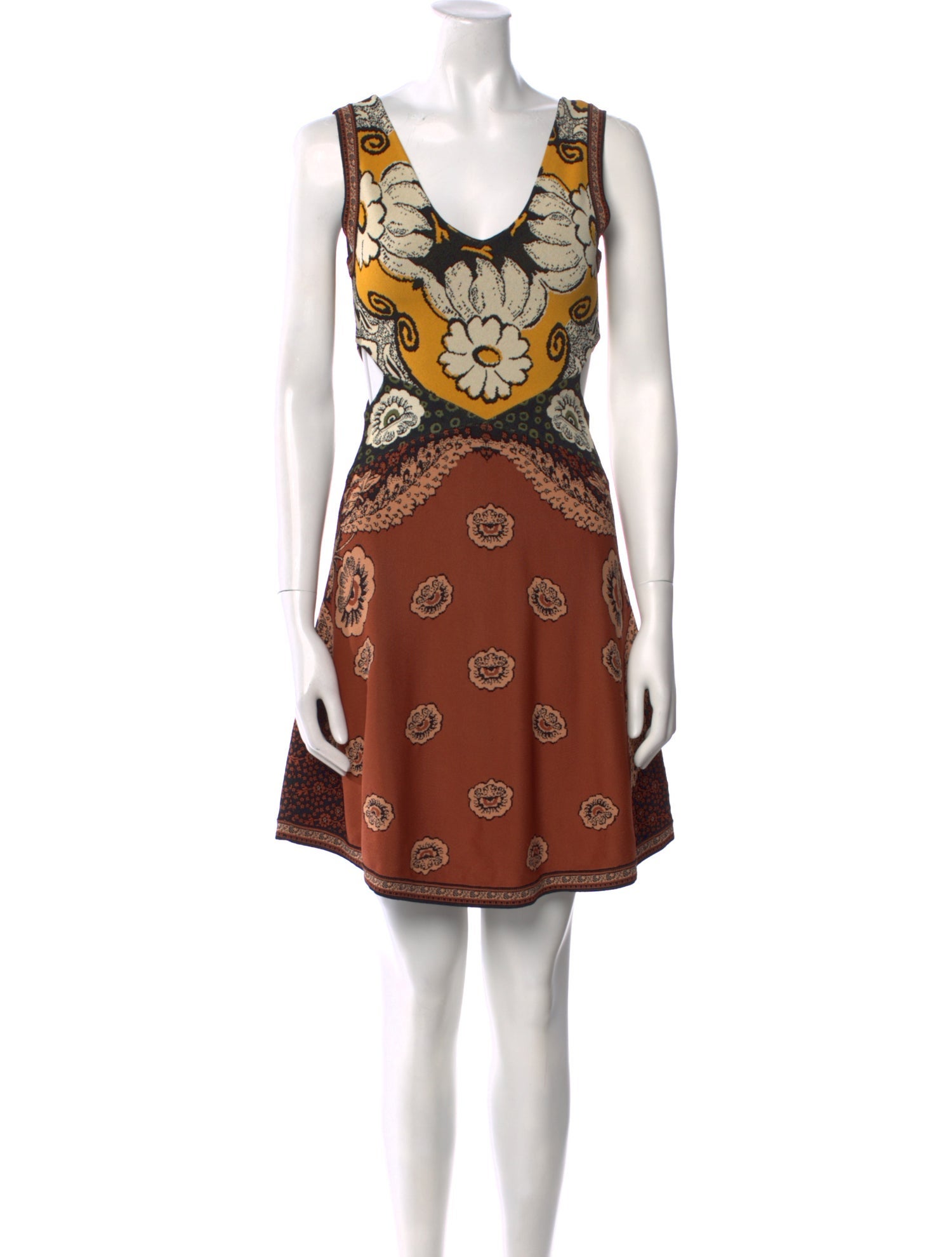 Valentino Printed Mini Dress