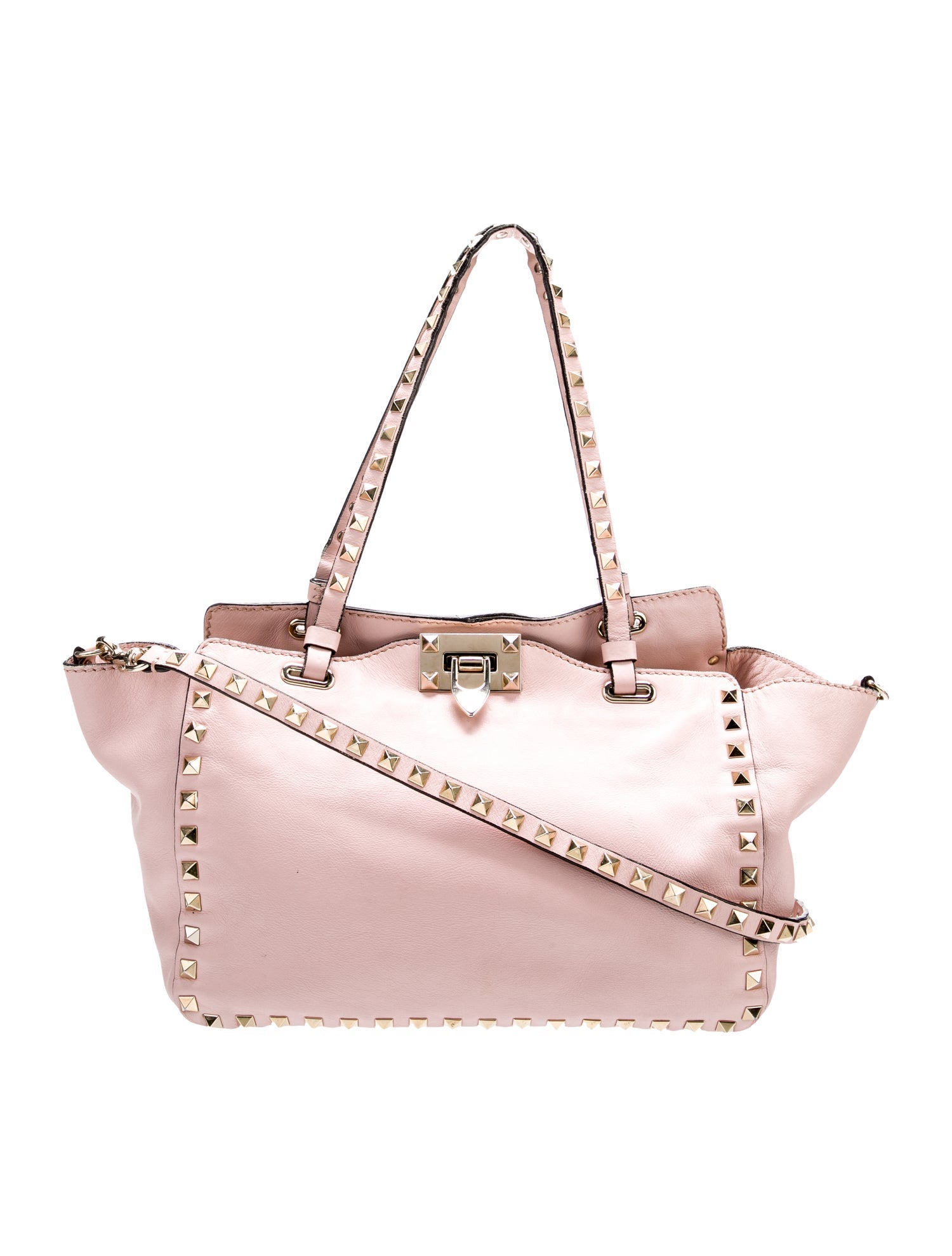 Valentino Rockstud Top Handle Bag