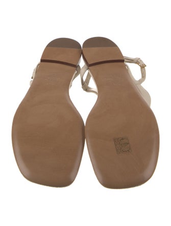 Valentino Leather Slingback Sandals