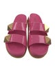 Valentino Patent Leather Studded Accents Slides