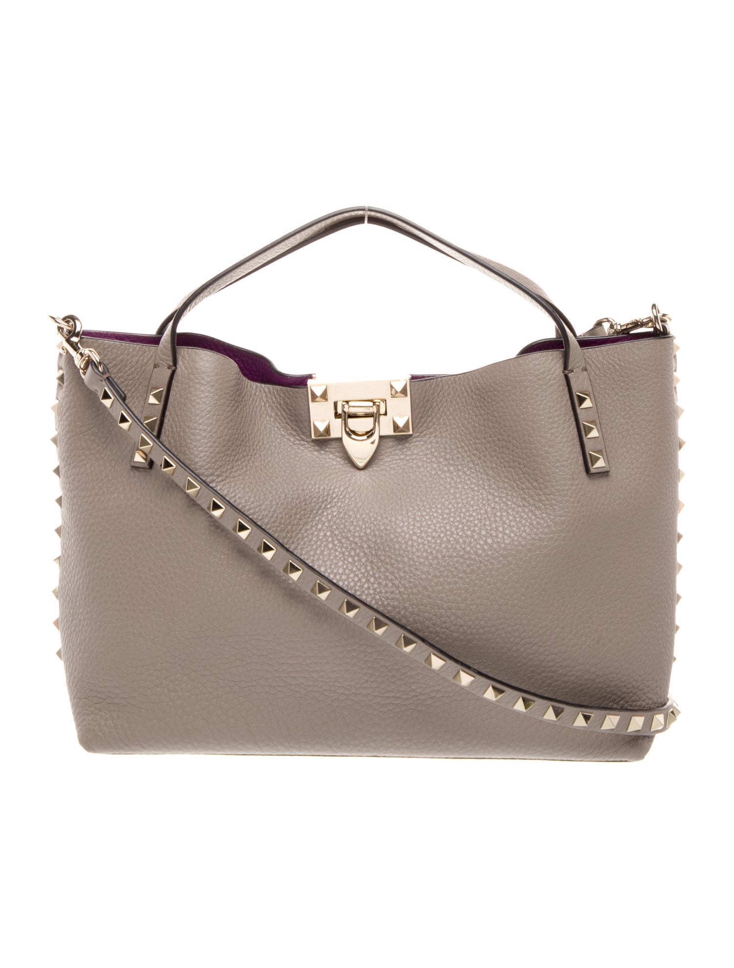 Valentino Rockstud Top Handle Bag
