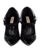 Valentino Rockstud Accents Leather Pumps