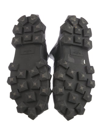 Valentino Rockstud Accents Leather Chelsea Boots