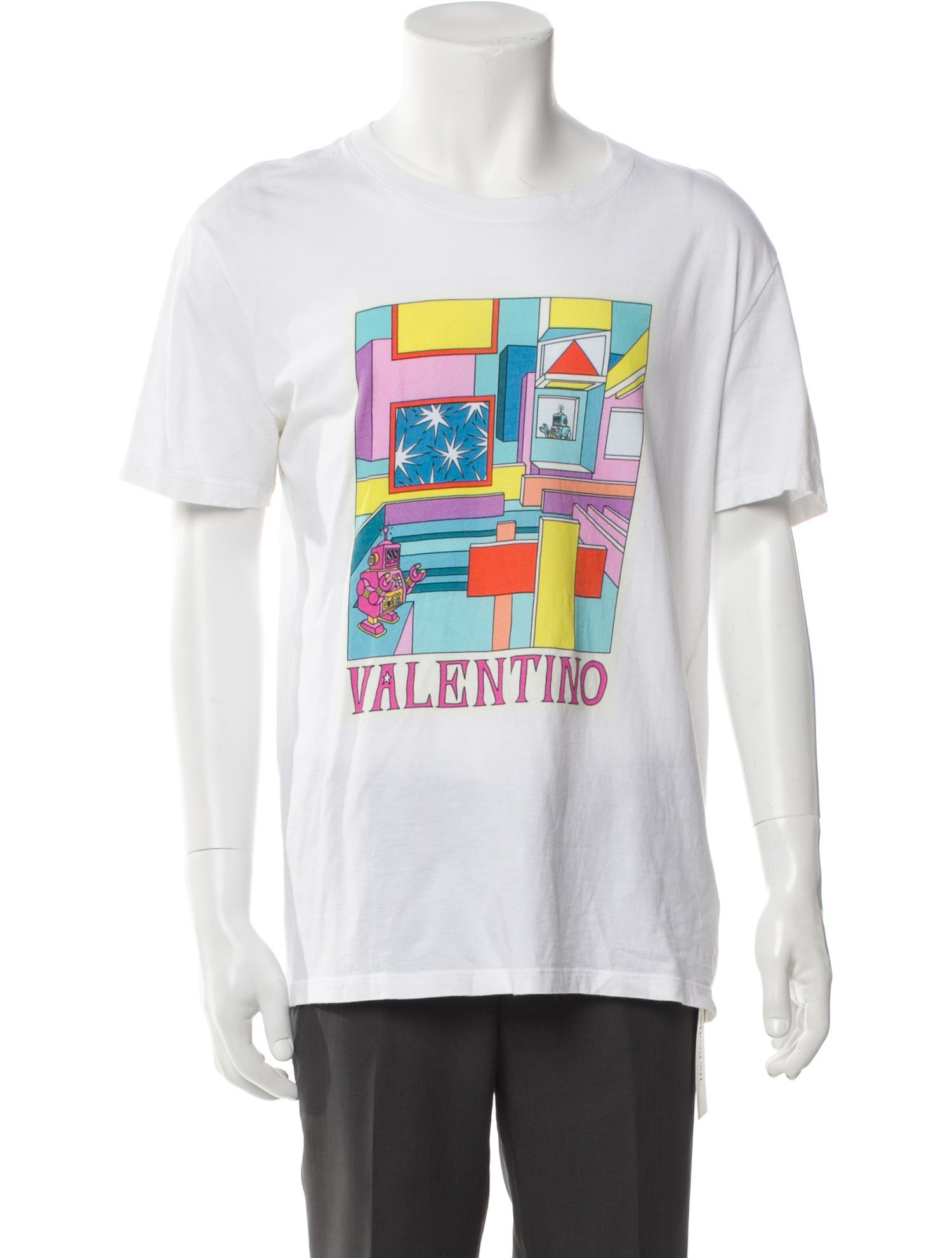 Valentino Graphic Print Crew Neck T-Shirt