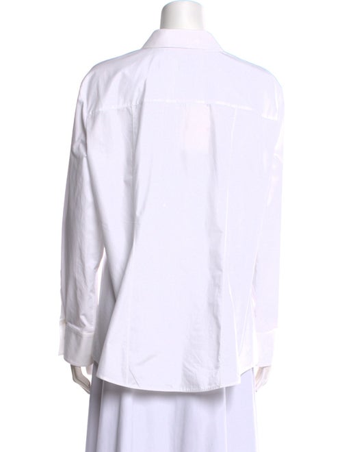 Valentino Long Sleeve Button-Up Top