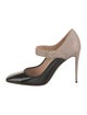Valentino Patent Leather Colorblock Pattern Pumps