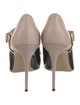 Valentino Patent Leather Colorblock Pattern Pumps