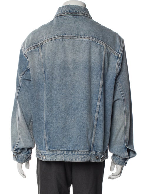 Valentino Graphic Print Denim Jacket