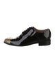 Valentino Rockstud Accents Patent Leather Oxfords