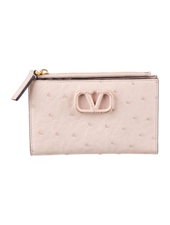 Valentino Embossed Leather Wallet