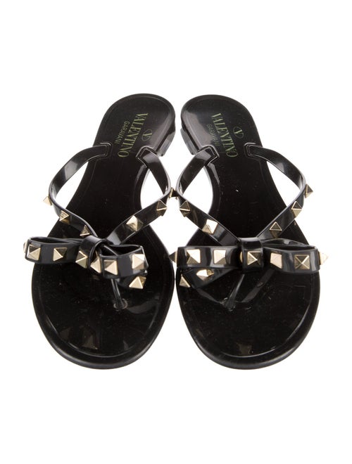 Valentino Rockstud Accents PVC Slides