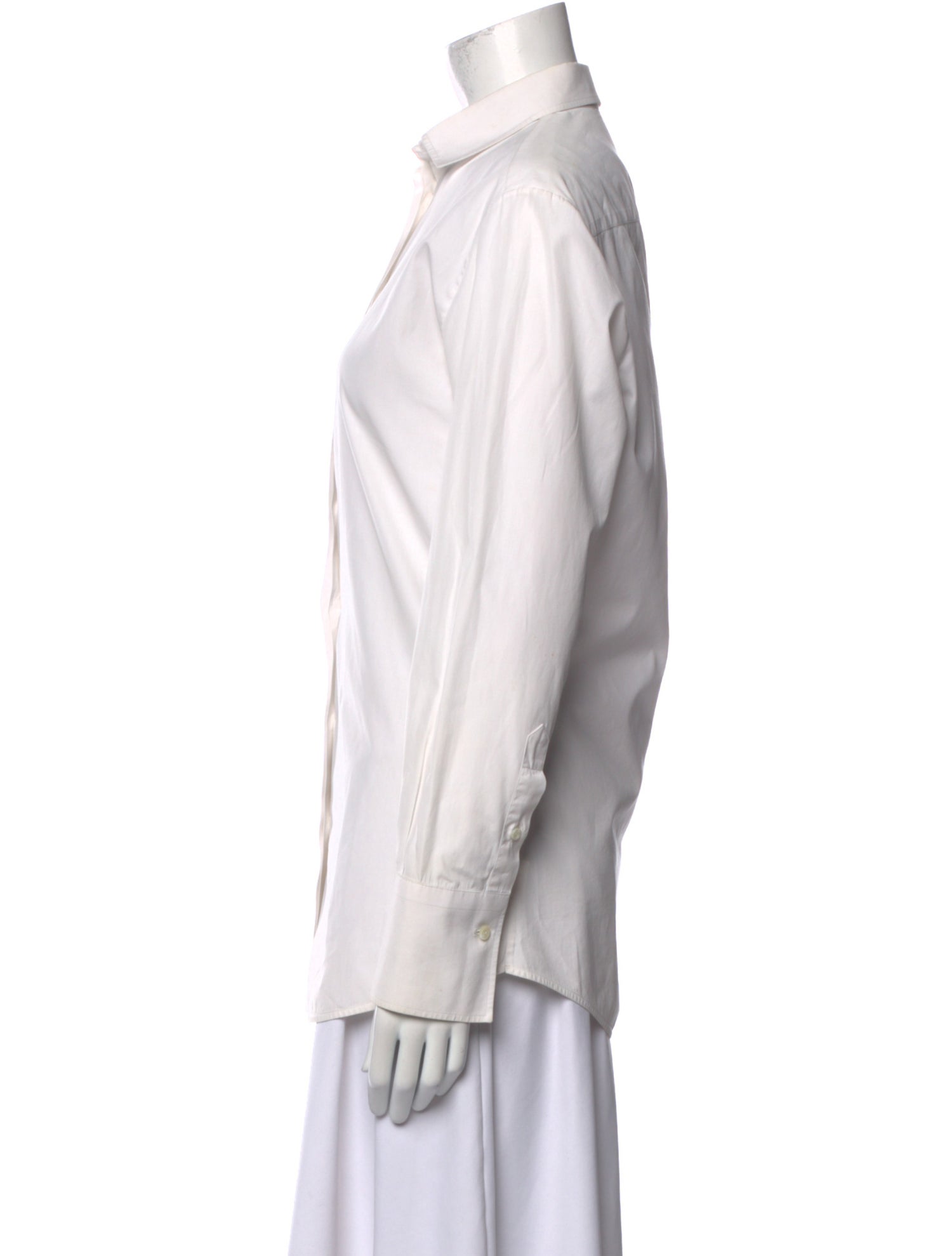 Valentino Long Sleeve Button-Up Top