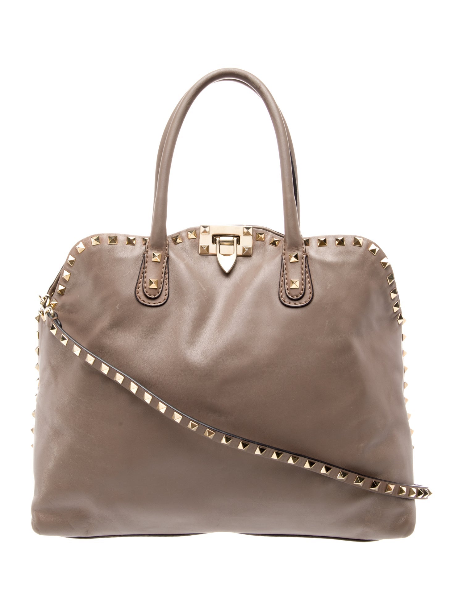 Valentino Rockstud Top Handle Bag