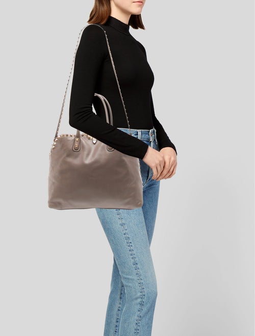 Valentino Rockstud Top Handle Bag