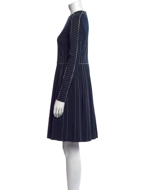 Valentino Striped Knee-Length Dress