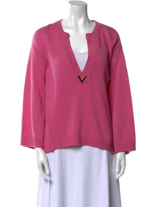Valentino Wool V-Neck Sweater