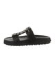 Valentino Rockstud Accents Leather Slides