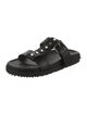 Valentino Rockstud Accents Leather Slides