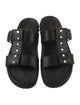 Valentino Rockstud Accents Leather Slides