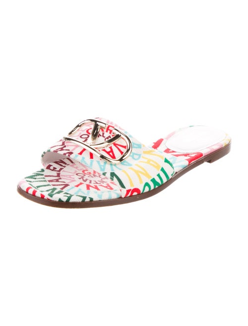 Valentino Canvas Printed Slides
