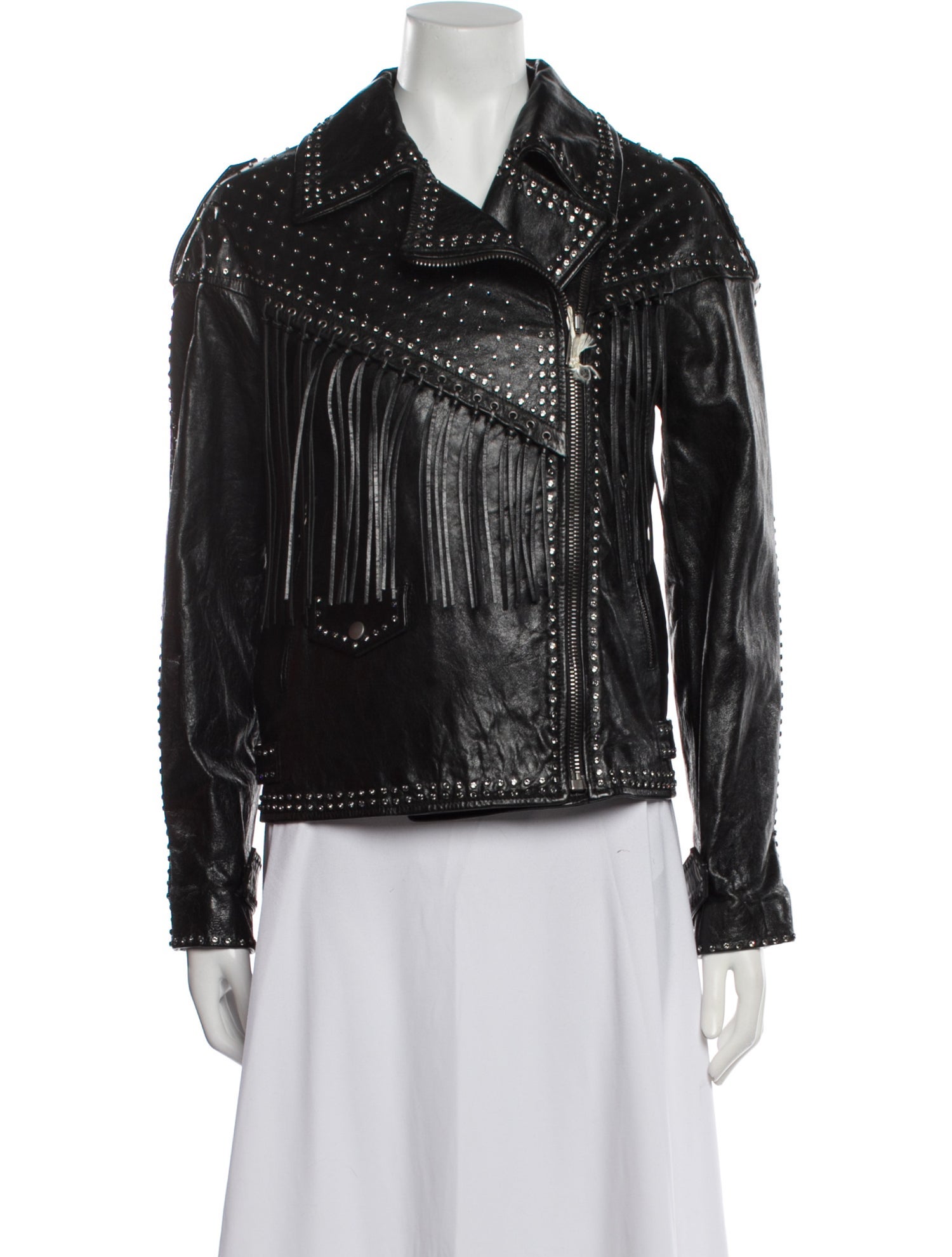 Valentino Leather Biker Jacket w/ Tags