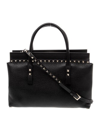 Valentino Rockstud Top Handle Bag