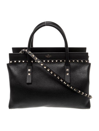 Valentino Rockstud Top Handle Bag