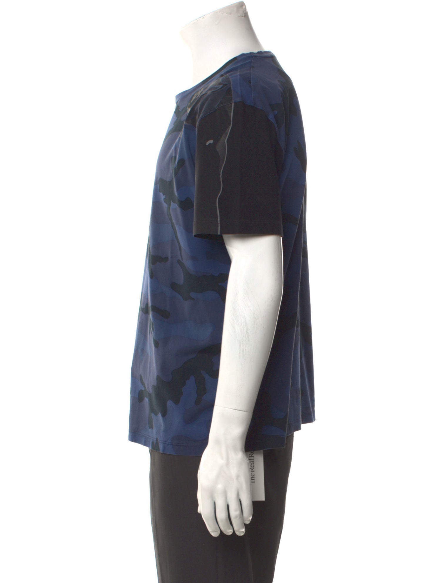 Valentino Rockstud Accents Camouflage Print T-Shirt