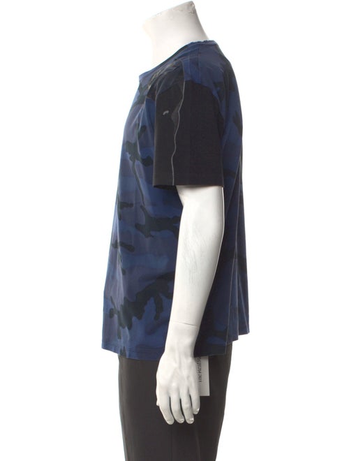 Valentino Rockstud Accents Camouflage Print T-Shirt