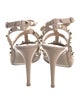 Valentino Rockstud Accents Leather T-Strap Pumps