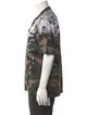 Valentino Camouflage Print Short Sleeve Shirt