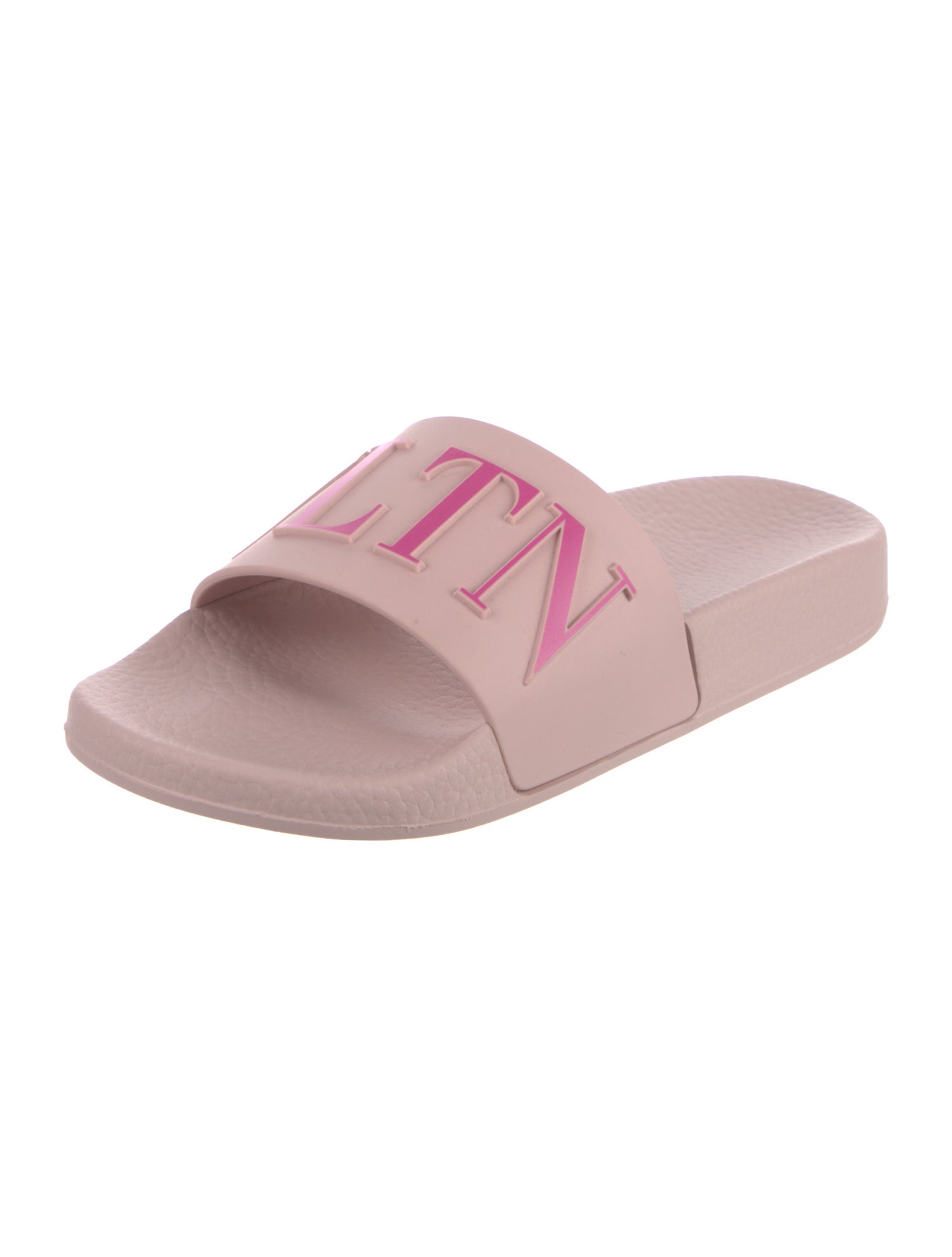 Valentino Rubber Printed Slides w/ Tags