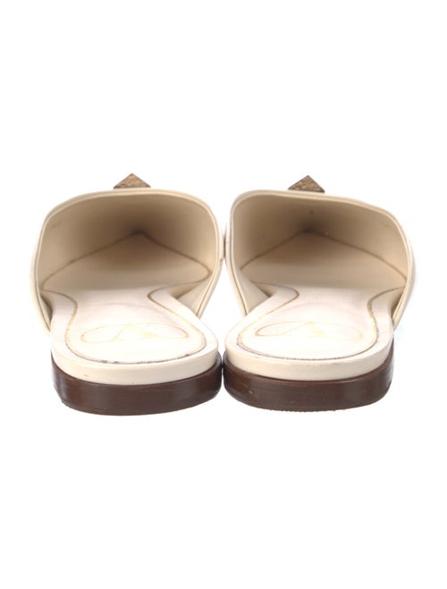 Valentino Rockstud Accents Leather Mules