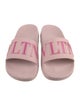 Valentino Rubber Printed Slides