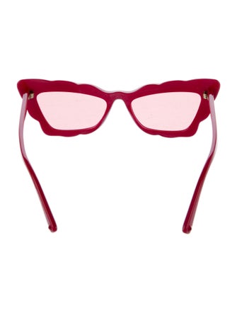Valentino Rockstud Accents Cat-Eye Sunglasses