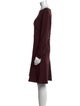 Valentino Virgin Wool Knee-Length Dress