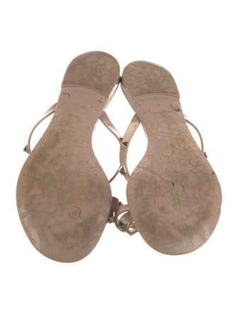 Valentino Rockstud Accents Rubber Slides