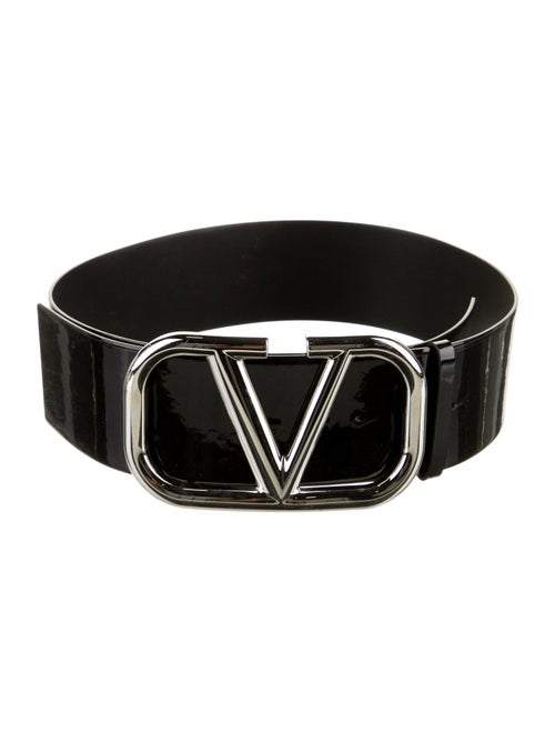 Valentino Wide Leather Belt