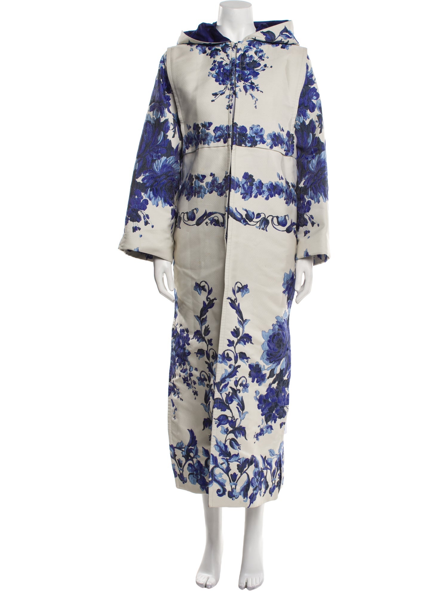 Valentino Floral Print Coat