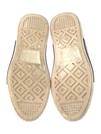 Valentino Nylon Colorblock Pattern Sneakers