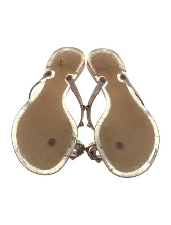 Valentino Rockstud Accents Rubber Slides