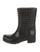 Valentino Rockstud Accents Rubber Rain Boots