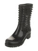 Valentino Rockstud Accents Rubber Rain Boots