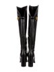 Valentino Rockstud Accents Leather Boots
