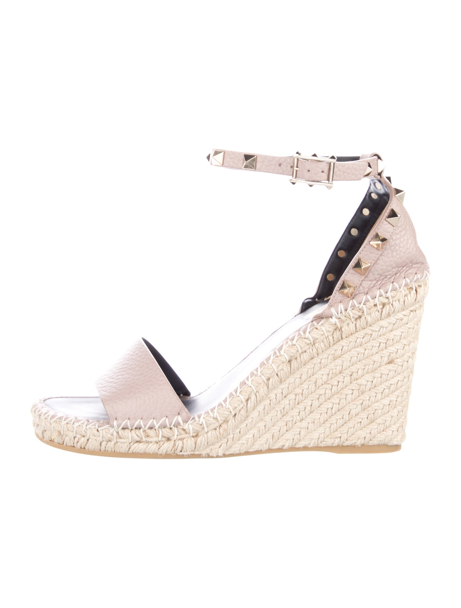 Valentino Rockstud Accents Leather D'Orsay Pumps