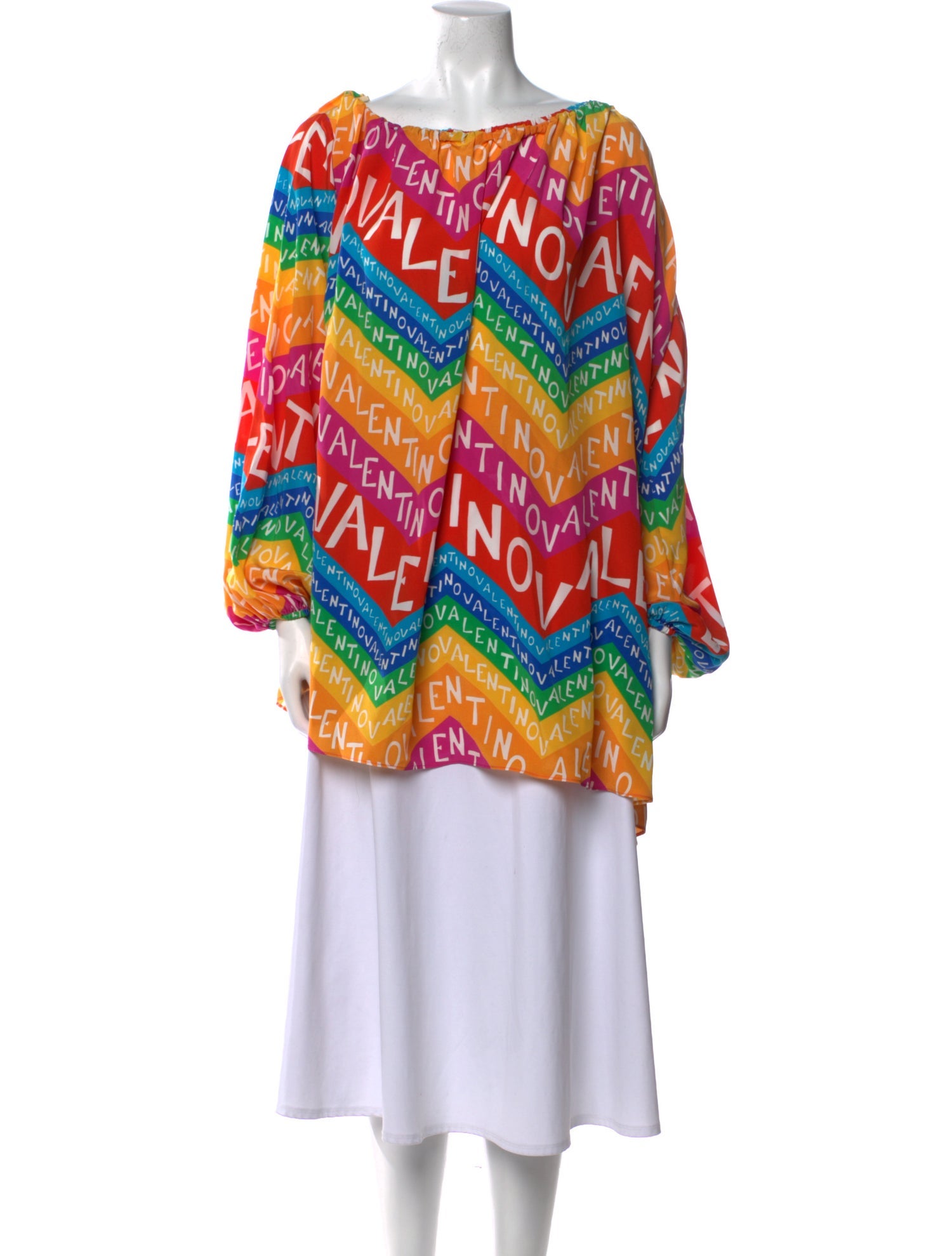 Valentino Silk Printed Tunic